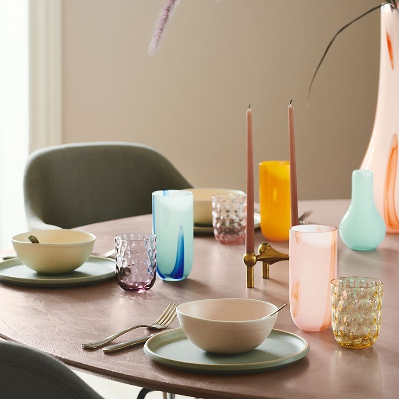 Kodanska - Danish Summer Glas Big Drops - Gul