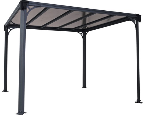 Gazebo Palram – Canopia Milano 3000 309 x 309 cm grijs