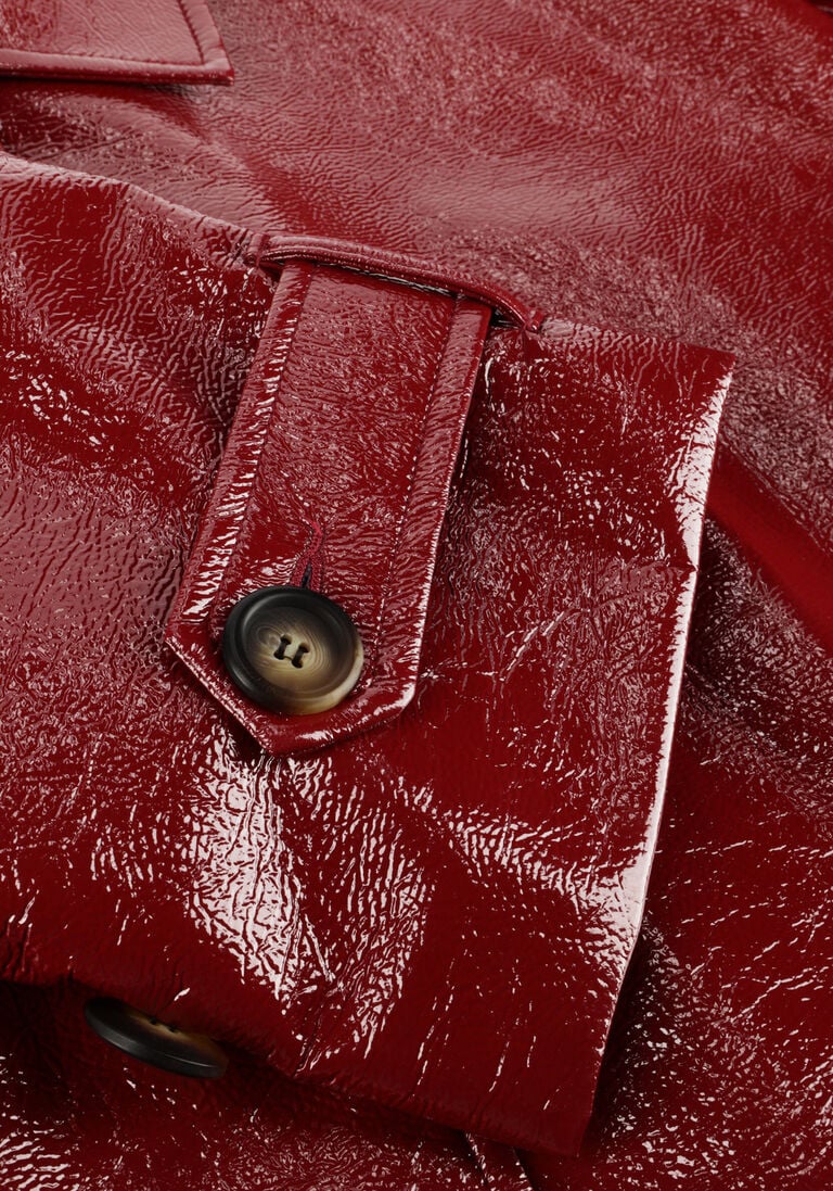 bordeaux mon frac mantel coat long craquele