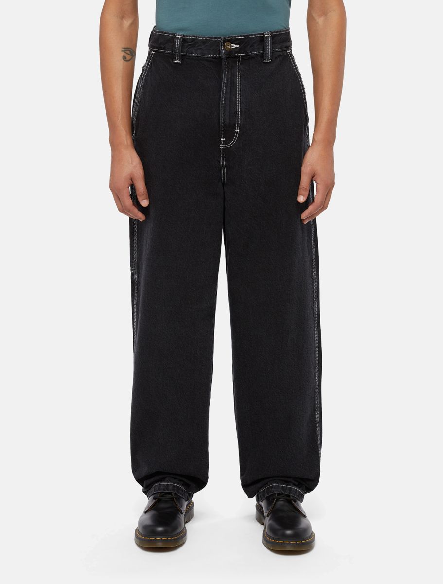 Dickies Madison Baggy Fit Denim Black Washed