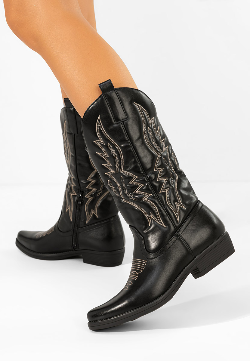 Santiag femme noires Brisia