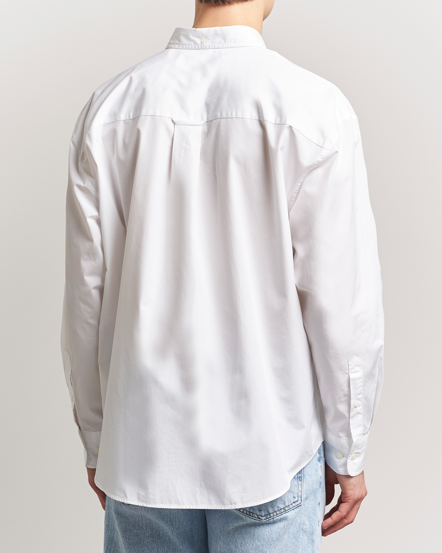 GANT 240 Mulberry Street Oversized Poplin Shirt White