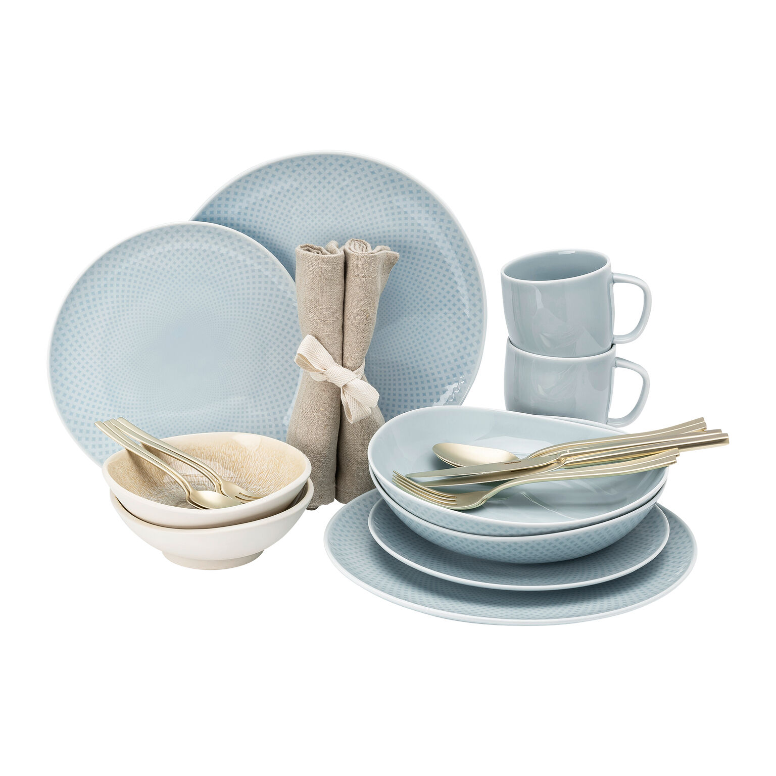 Junto Opal Green/Dune Set 22-tlg./Mug