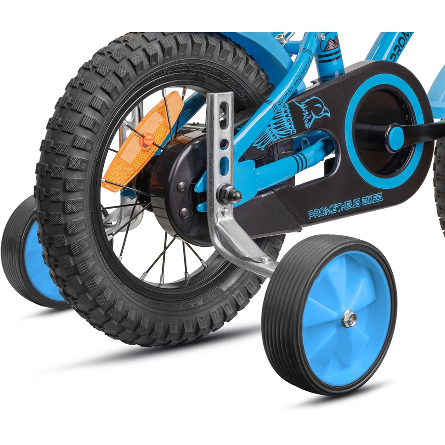 PROMETHEUS BICYCLES® Sützräder Universell für 12 bis 18 Zoll Blau
