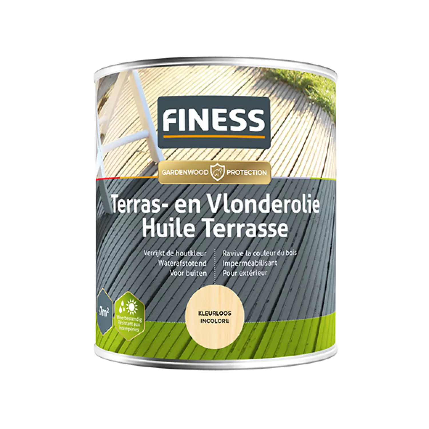 Finess Terras- en vlonderolie - Kleurloos - 750ml