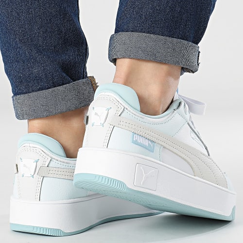 Baskets Femme Carina Street VTG 392338 Puma White Gray Dewdrop
