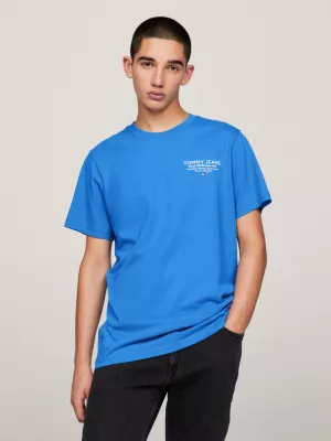 Camiseta Essencial Slim Fit com Estampa de Logo