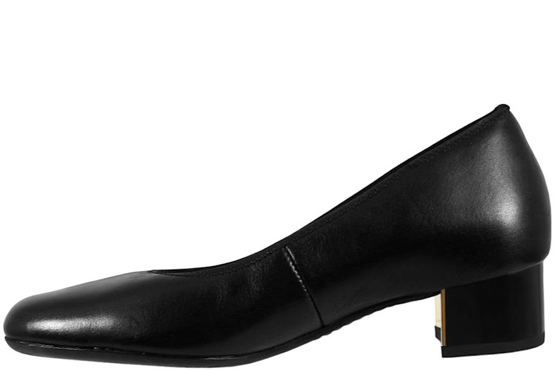 ARA NIZZA PUMPS I SORT GLAT SKIND
