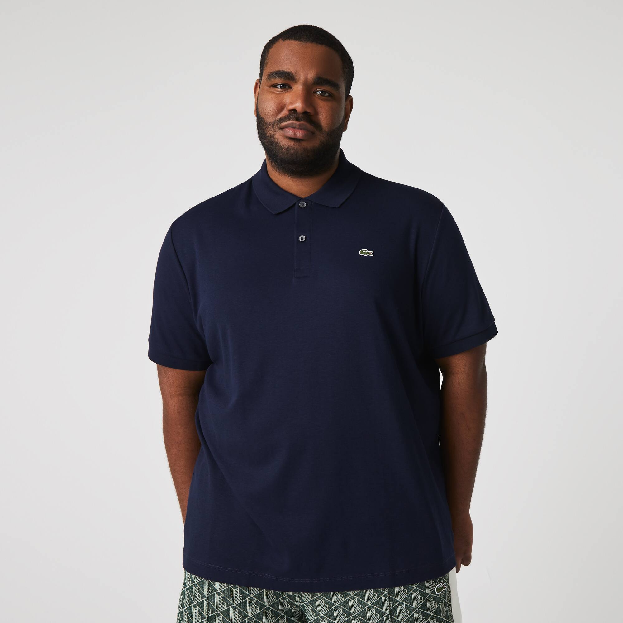 Herren LACOSTE Poloshirt aus Pima-Baumwolle Kurze Ärmel - Blau - Lacoste - Herren