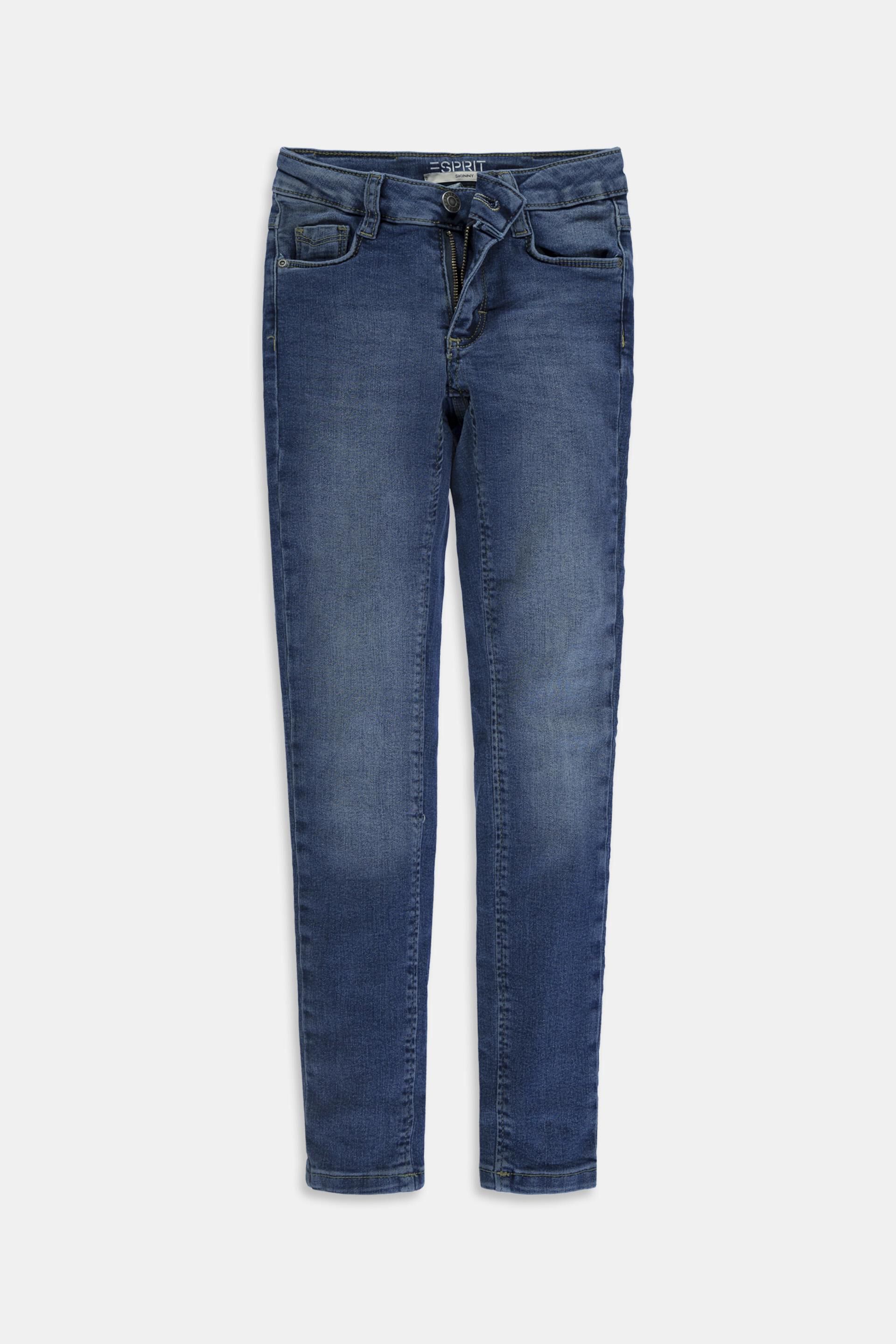 Jean stretch réglable en largeur à taille ajustable