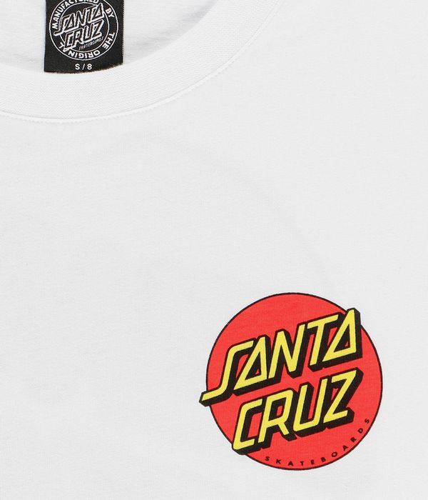 Santa Cruz Classic Dot Chest T-Shirt women (white)