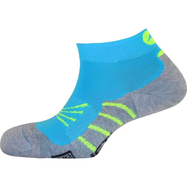 Chaussette running MONNET SOCQUETTE RUN PERF BLEU JAUNE