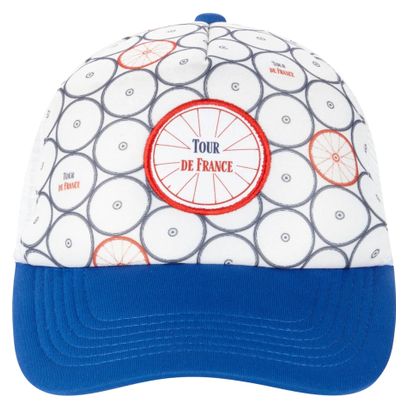 Casquette Tour de France Made In France Blanc Bleu