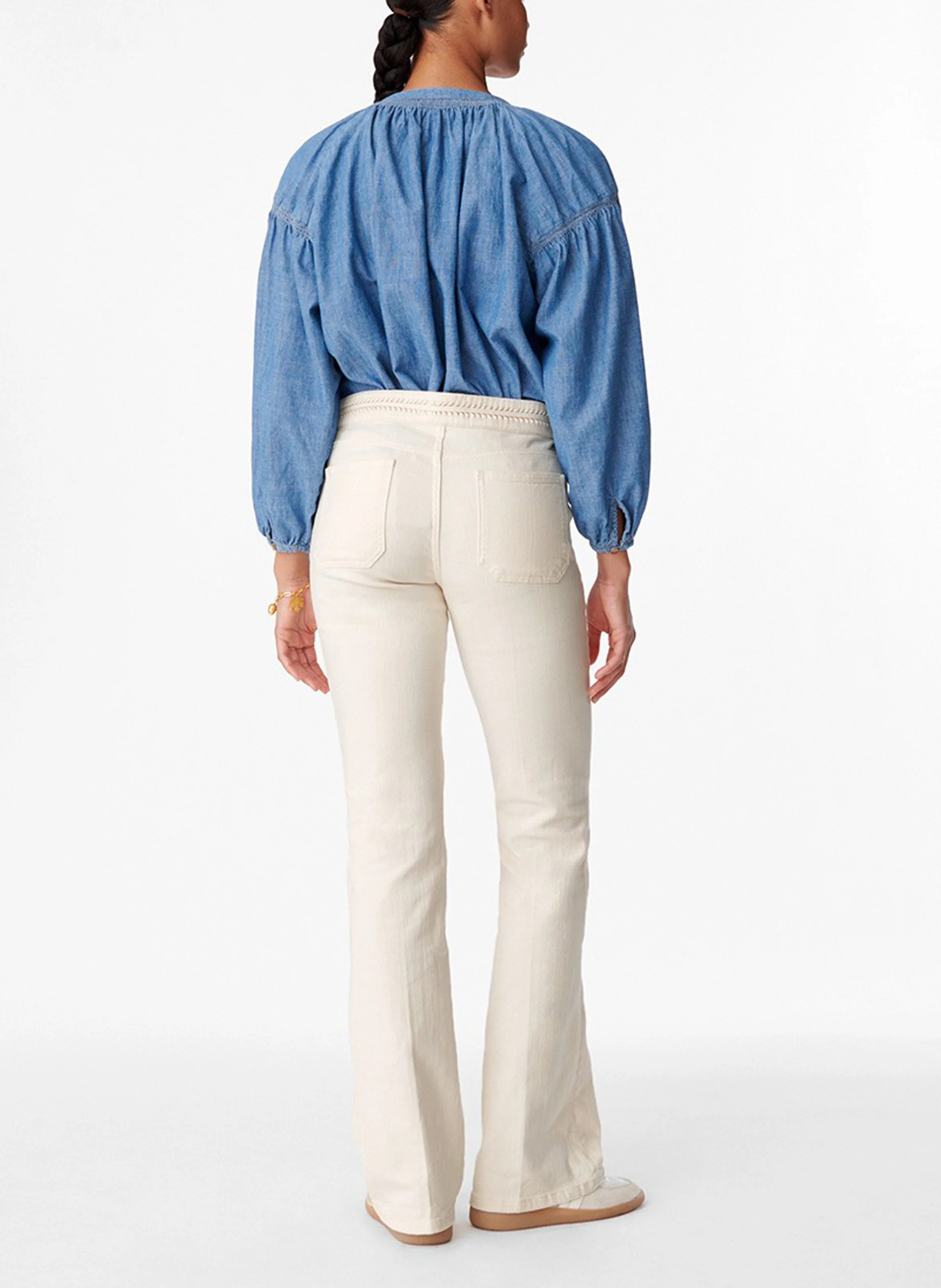 NANO - Jean boot cut | Blanc