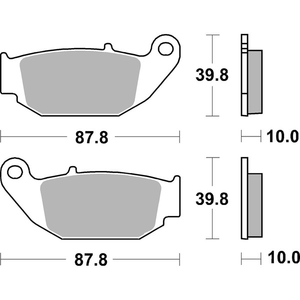 SBS - Plaquettes de frein 915HF