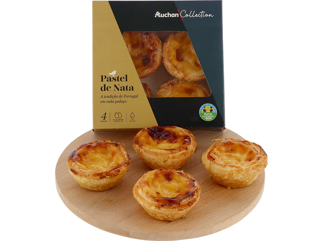 PASTEL DE NATA AUCHAN COLLECTION CULTIVAMOS O BOM 4UN
