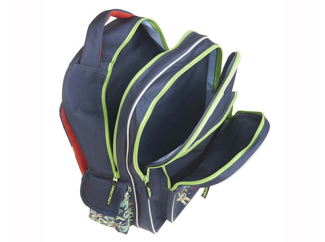 MOCHILA MINECRAFT 2 COMPARTIMENTOS 43X32X16CM