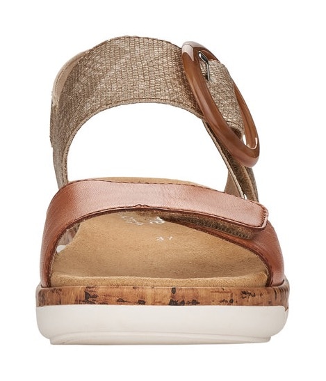 Remonte Keilsandalette  , Sommerschuh, Riemchensandale, praktische Klettverschlüsse