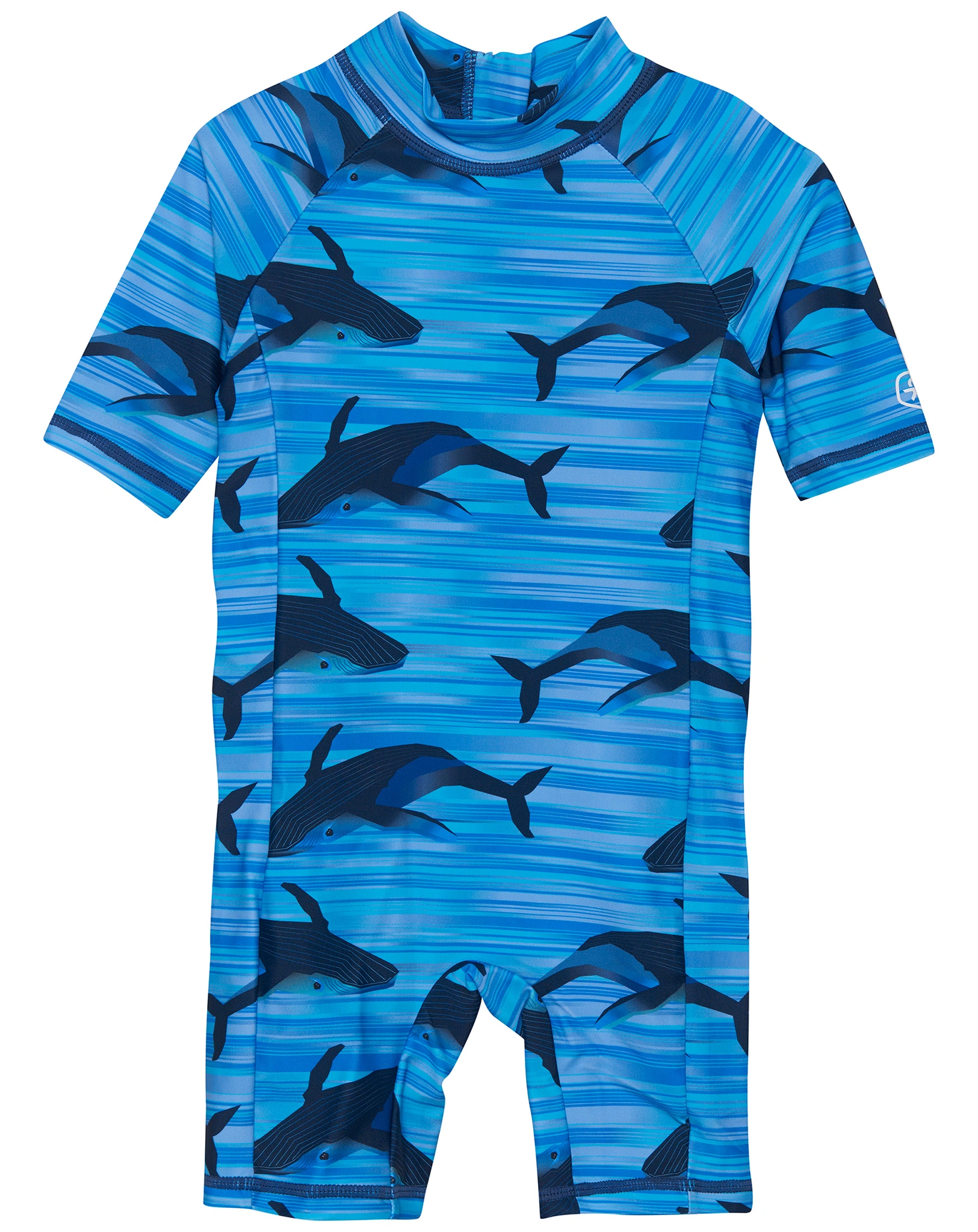 Schwimmanzug KLEINER WAL in azure blue