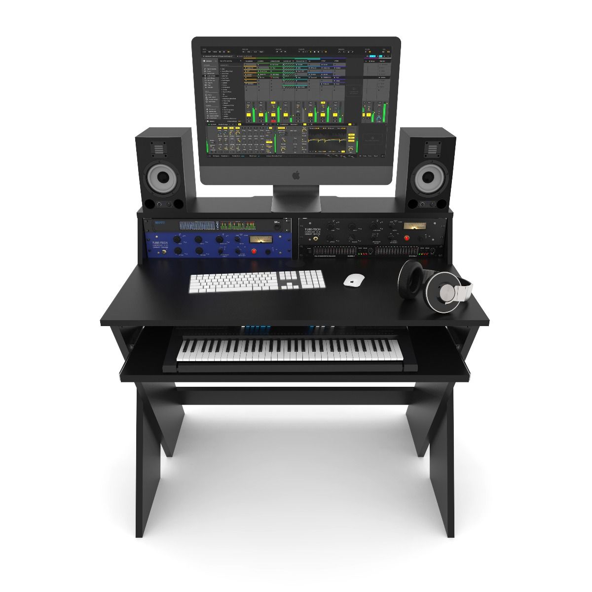 Glorious Sound Desk Compact Black workstation meubel