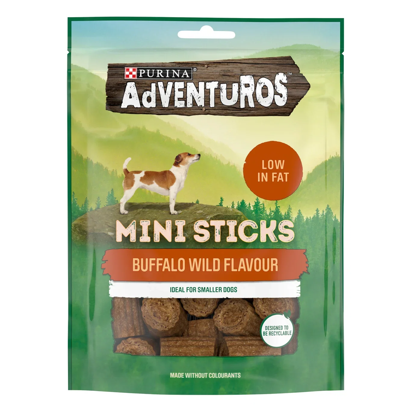 Purina Adventuros mini sticks Buffalo 90 g