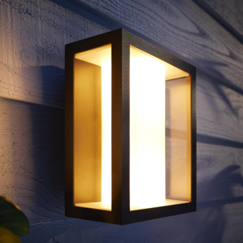 Philips Hue muurlamp Impress zwart - wit en gekleurd licht 16W - breed model