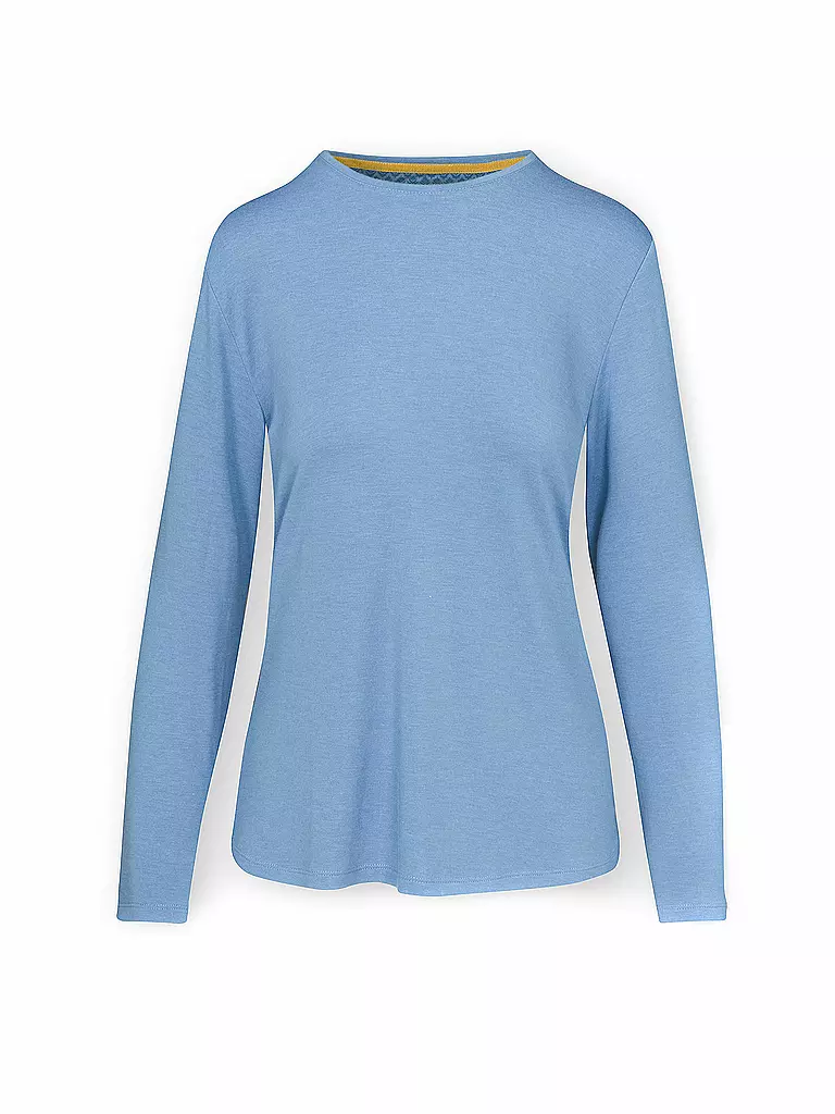 PIP STUDIO Loungewear Langarmshirt TOM hellblau