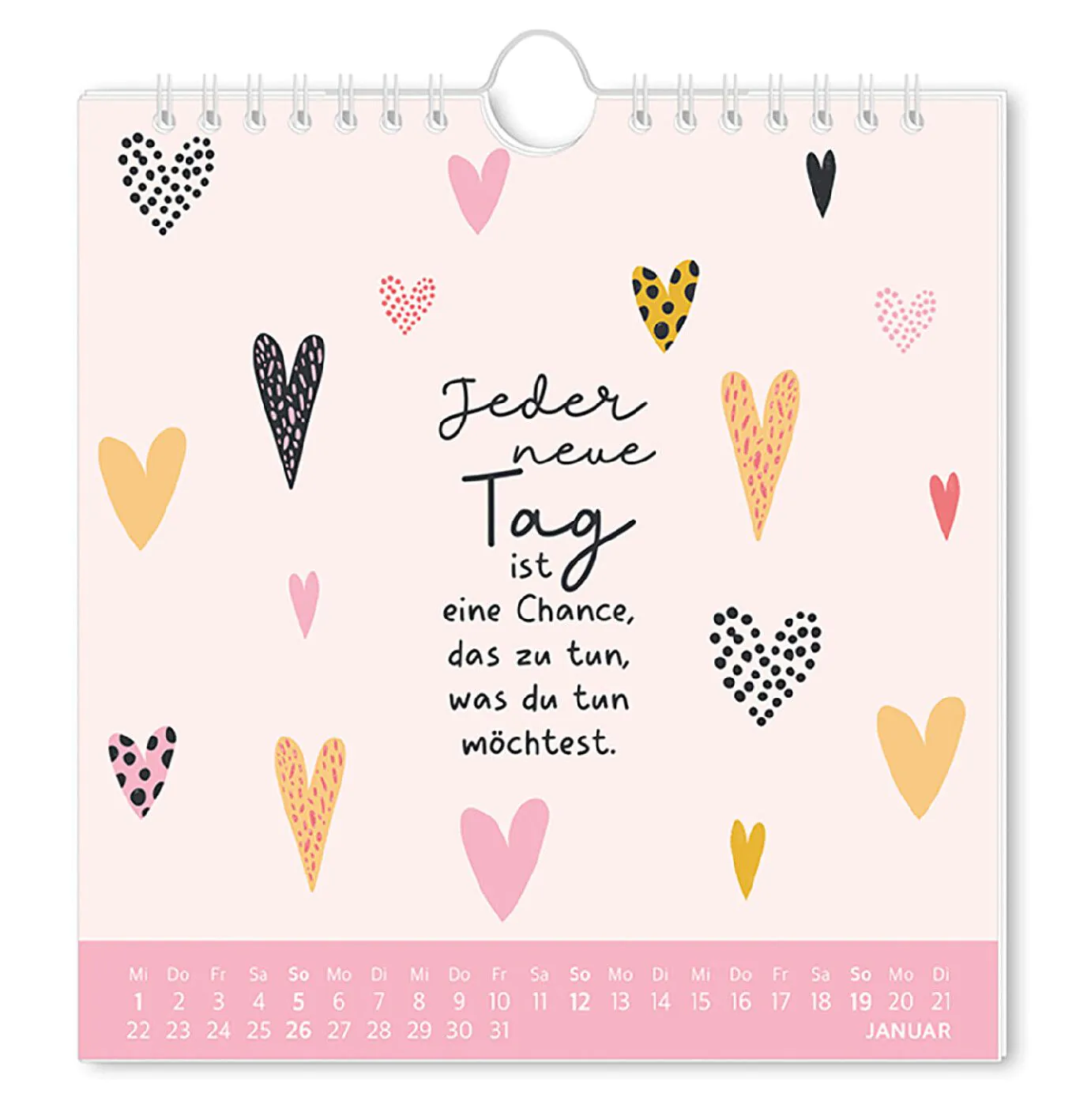 Postkarten Kalender, 2025, Der beste Tag