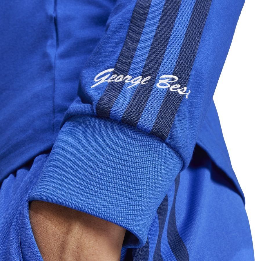 Manchester United Maillot George Best - Bleu Manches Longues