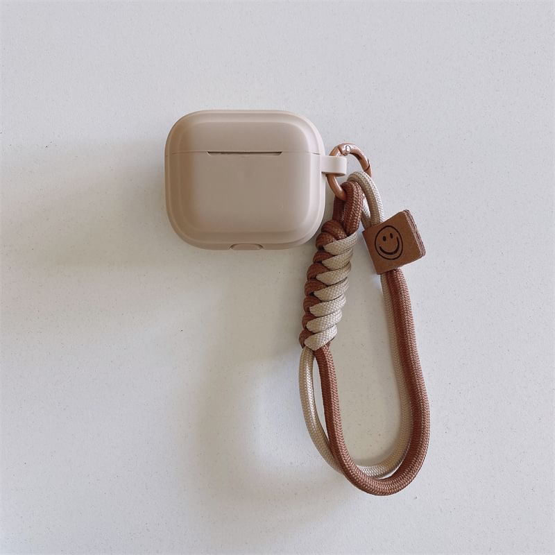 VanDi - Eenvoudige Smiley Strap AirPods / Pro oortelefoonhoesje