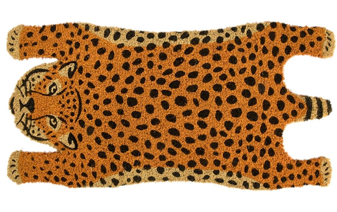 Fussmatte Gepard 38.5 cm x 75 cmTürmatte aus Kokosfasern