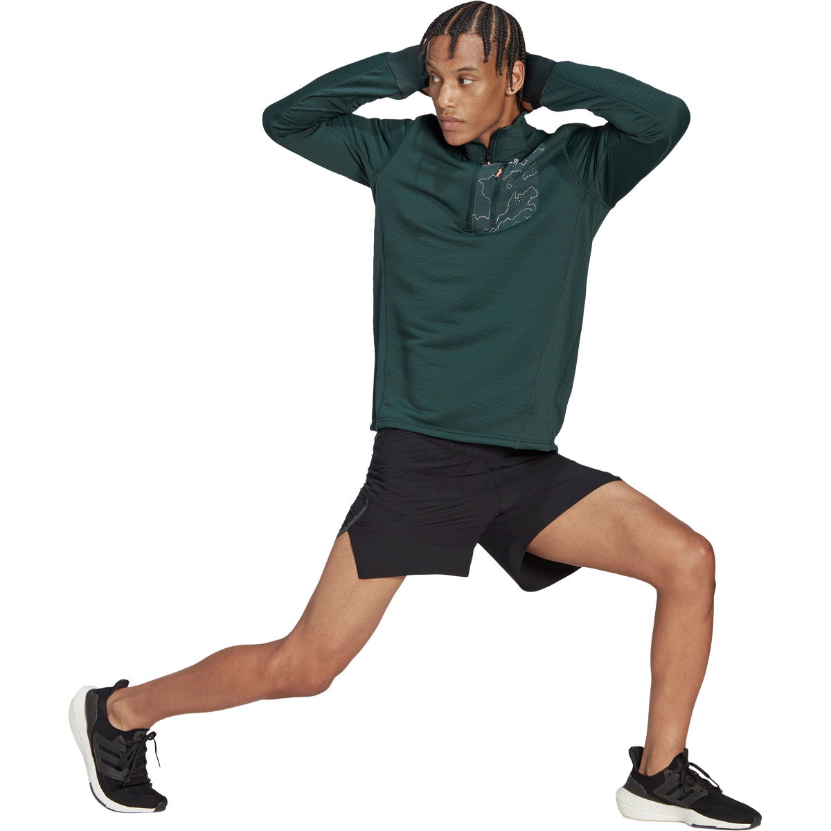 adidas X-City 1/4 Zip Løbetrøje Herre