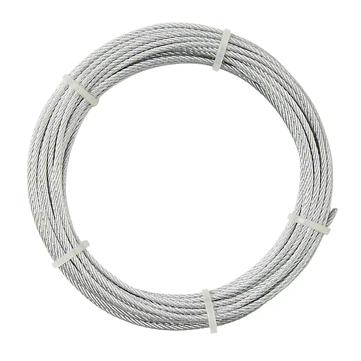Câble en acier zingué Diall ø4 mm, 10 m