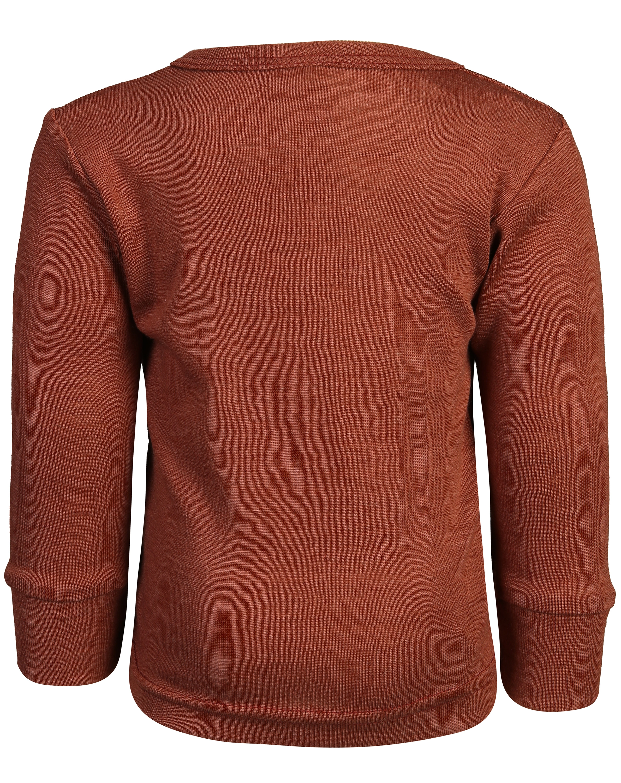 Langarmshirt BABY BOY mit Seide in kupfer