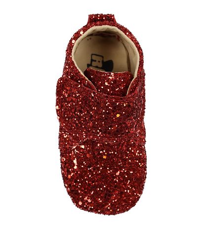 Arauto RAP Leder-Krabbelschuhe - Mingus - Rote Disco