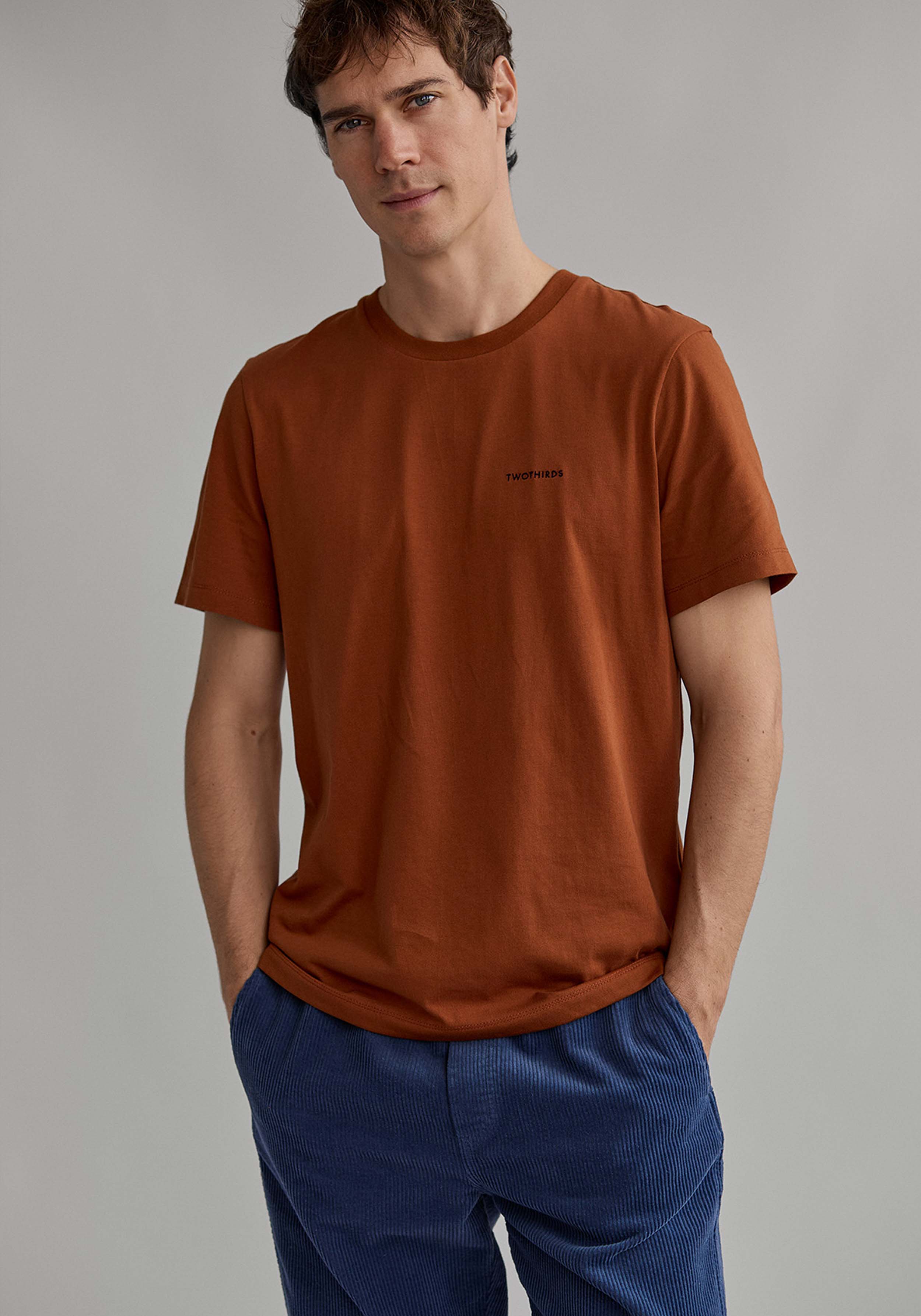 Twothirds T-Shirt Cookstown Umber Orange