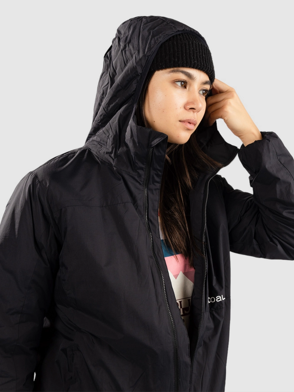 Coal Wind River Fleece Jacket black