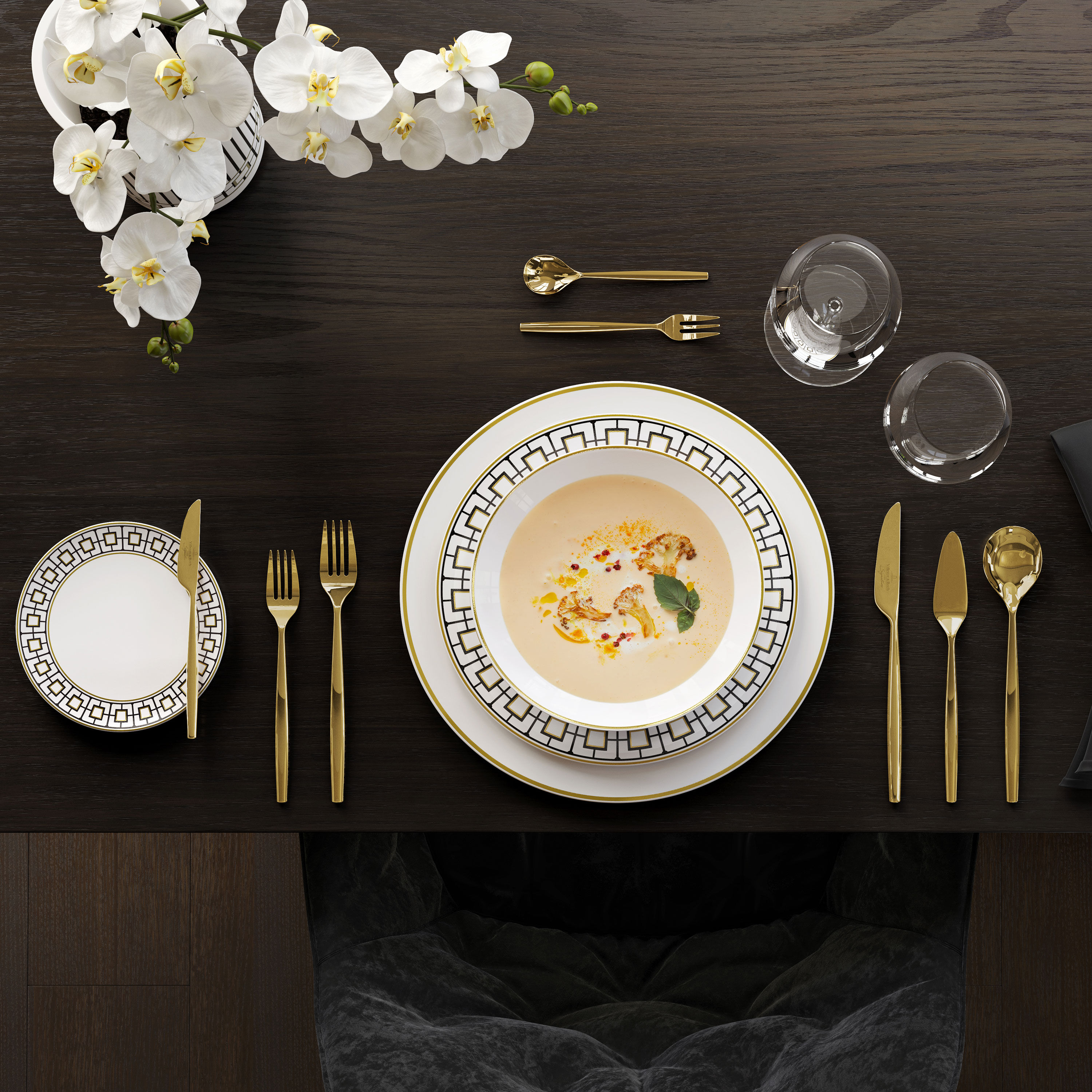 MetroChic Bread plate Multi-colored, 6.3'', Premium Bone Porcelain