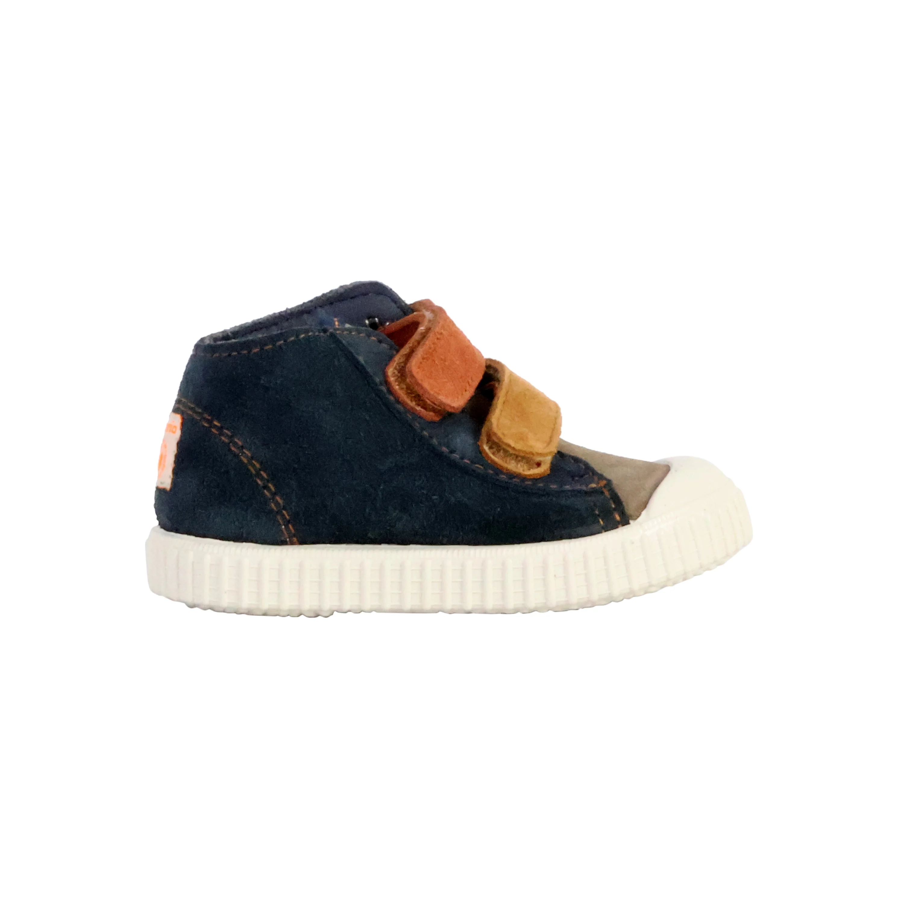 Basket cuir enfant | Bleu