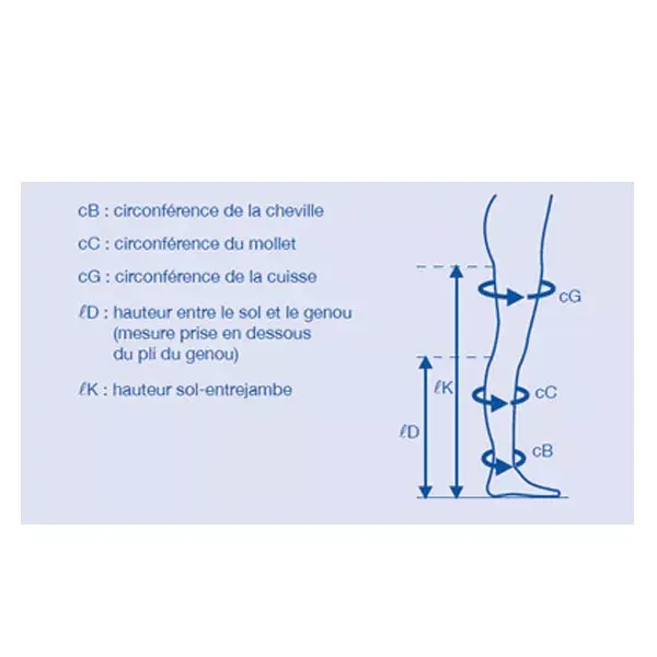 Venoflex Élégance Homme Chaussettes Classe 2 Normal Taille 3 Gris