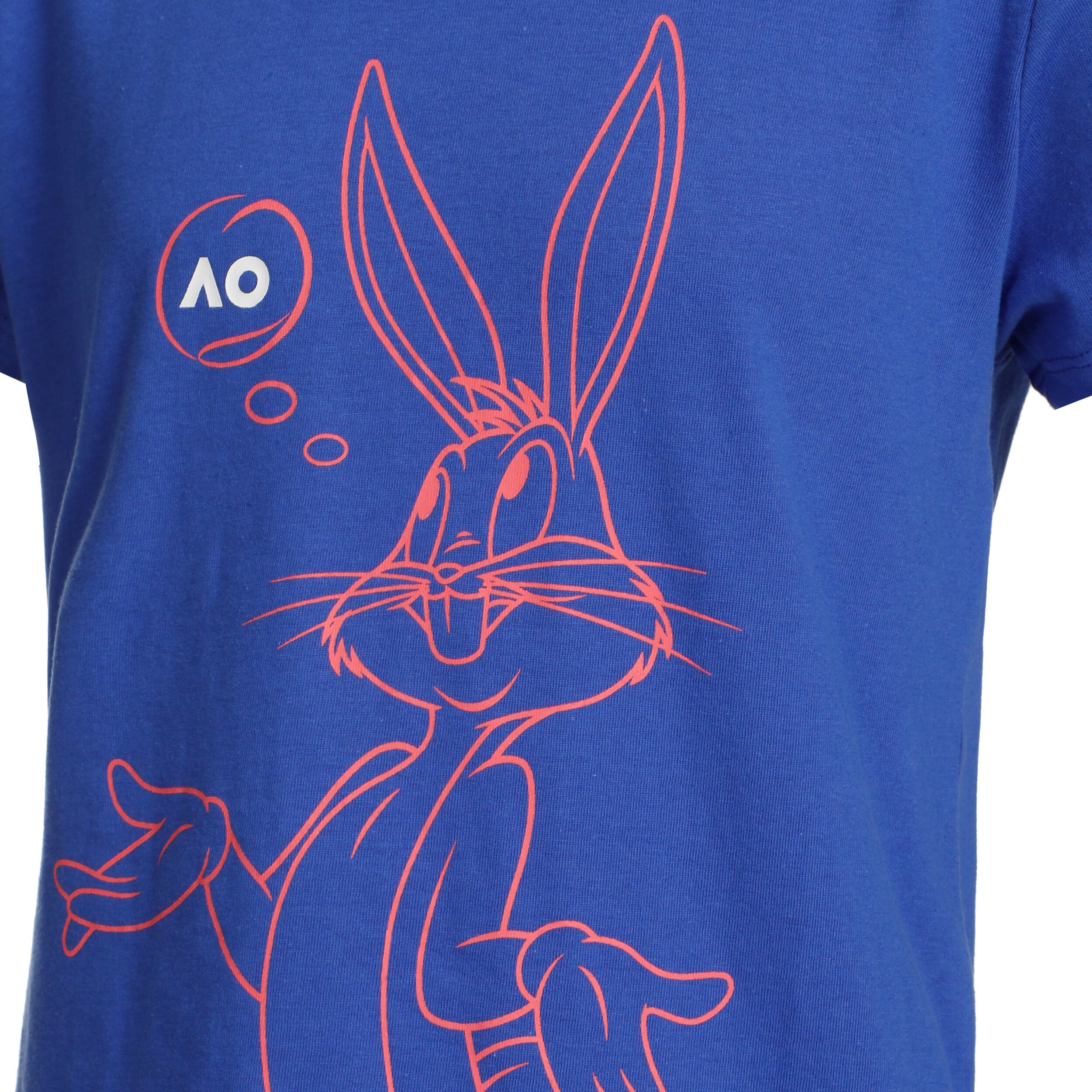 Australian Open AO Ideas Bugs Bunny T-shirt Filles - Bleu