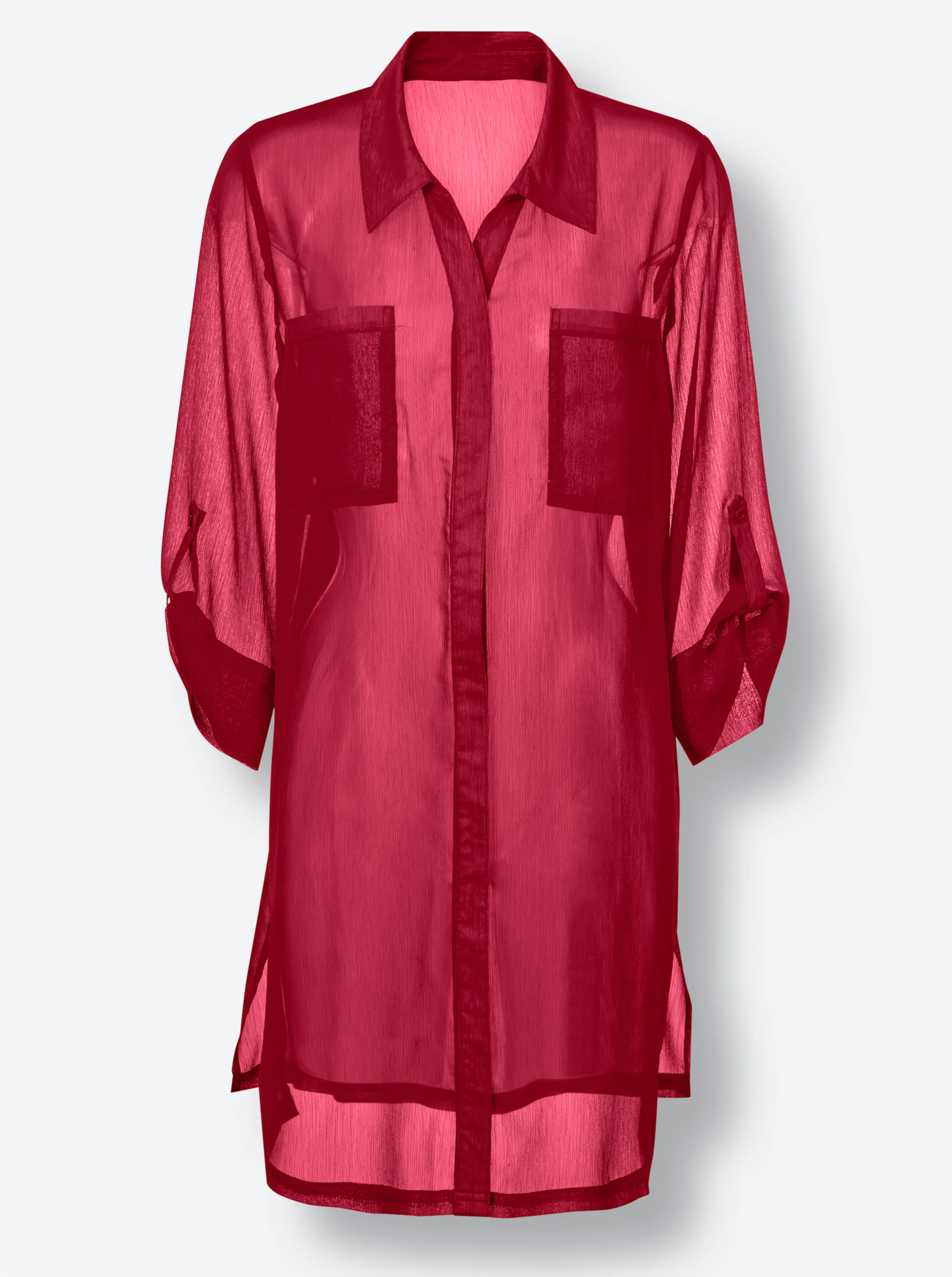 feel good Strandbluse in rot