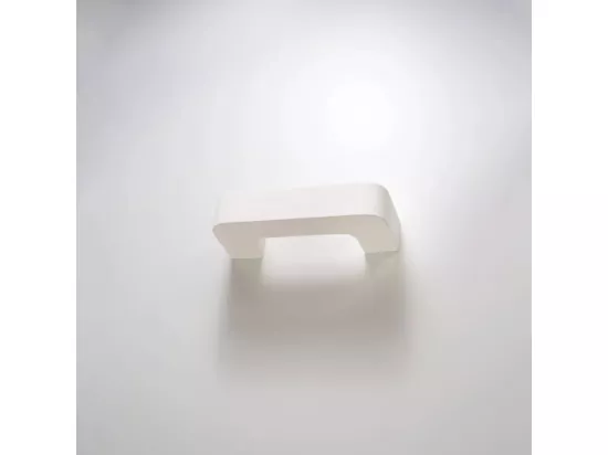 Sollux Applique murale à 1 ampoule en céramique blanche, E27