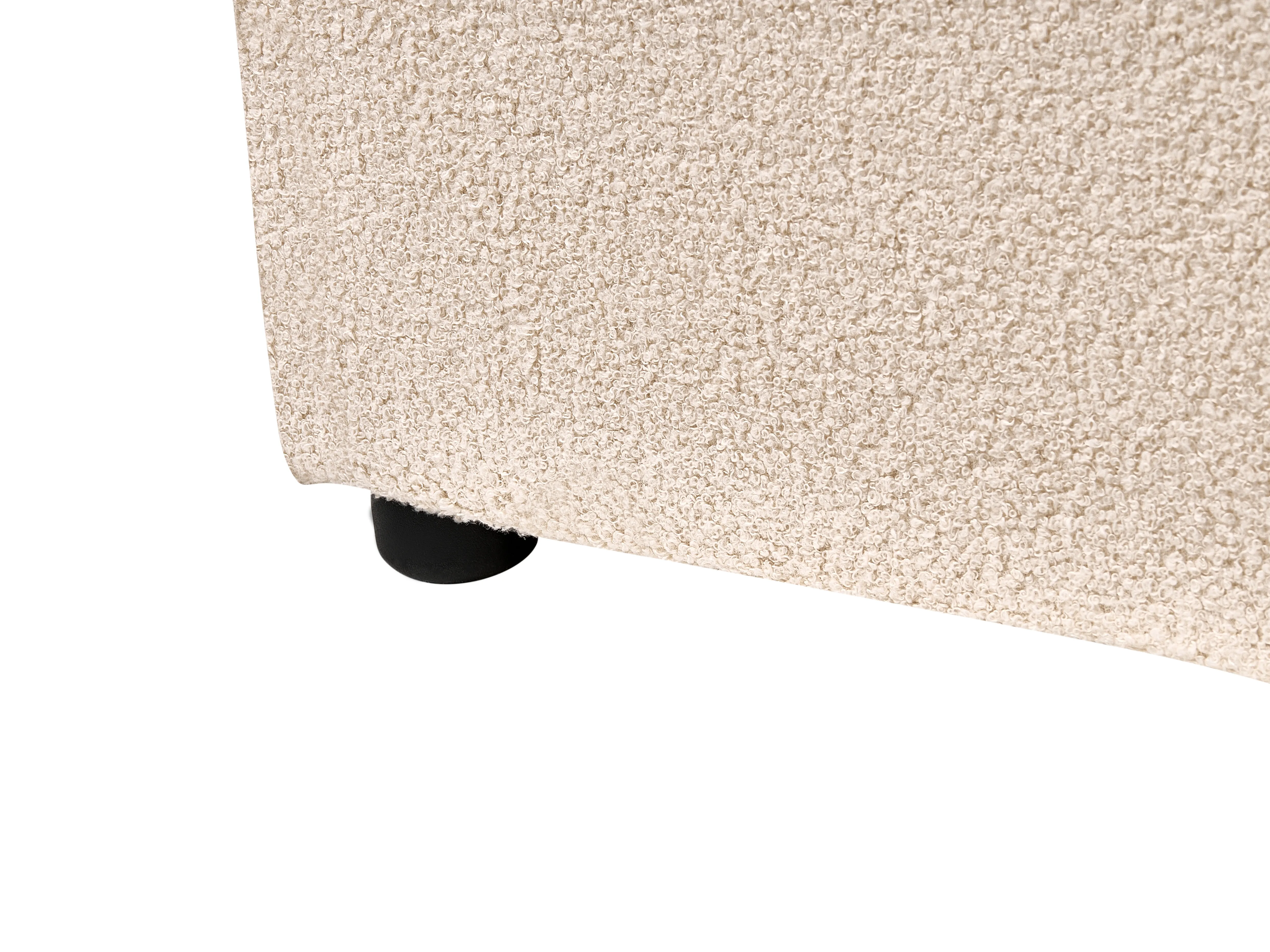 Waterbed Bouclé LAVAUR 180 x 200 cm Beige