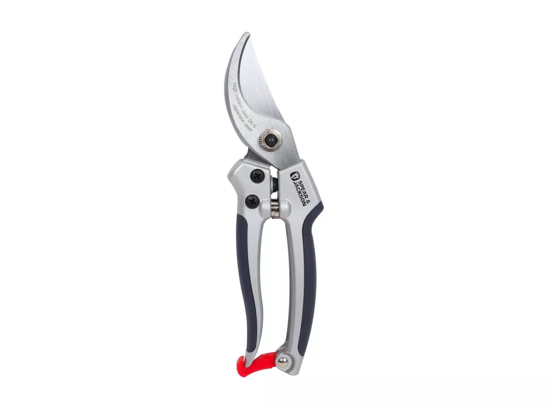 Sécateur bimatière en acier et aluminium 20 cm