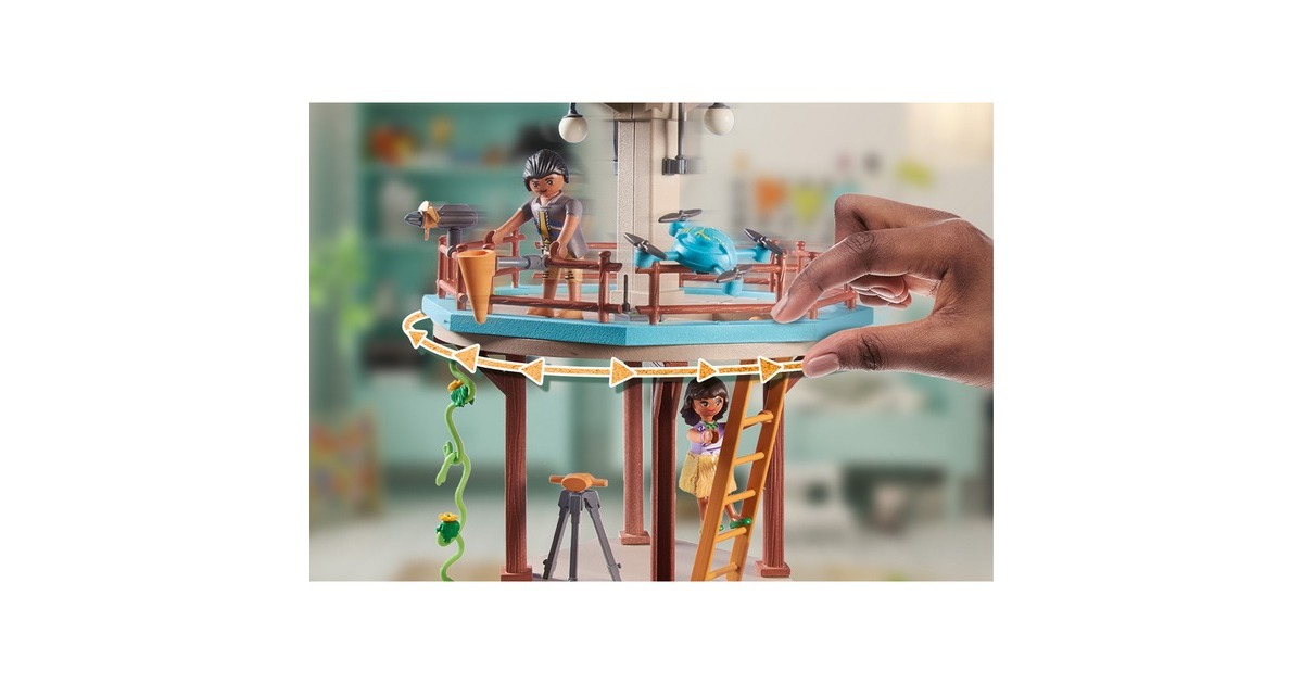 PLAYMOBILWiltopia - Onderzoeksstation met kompas Constructiespeelgoed  (71008)