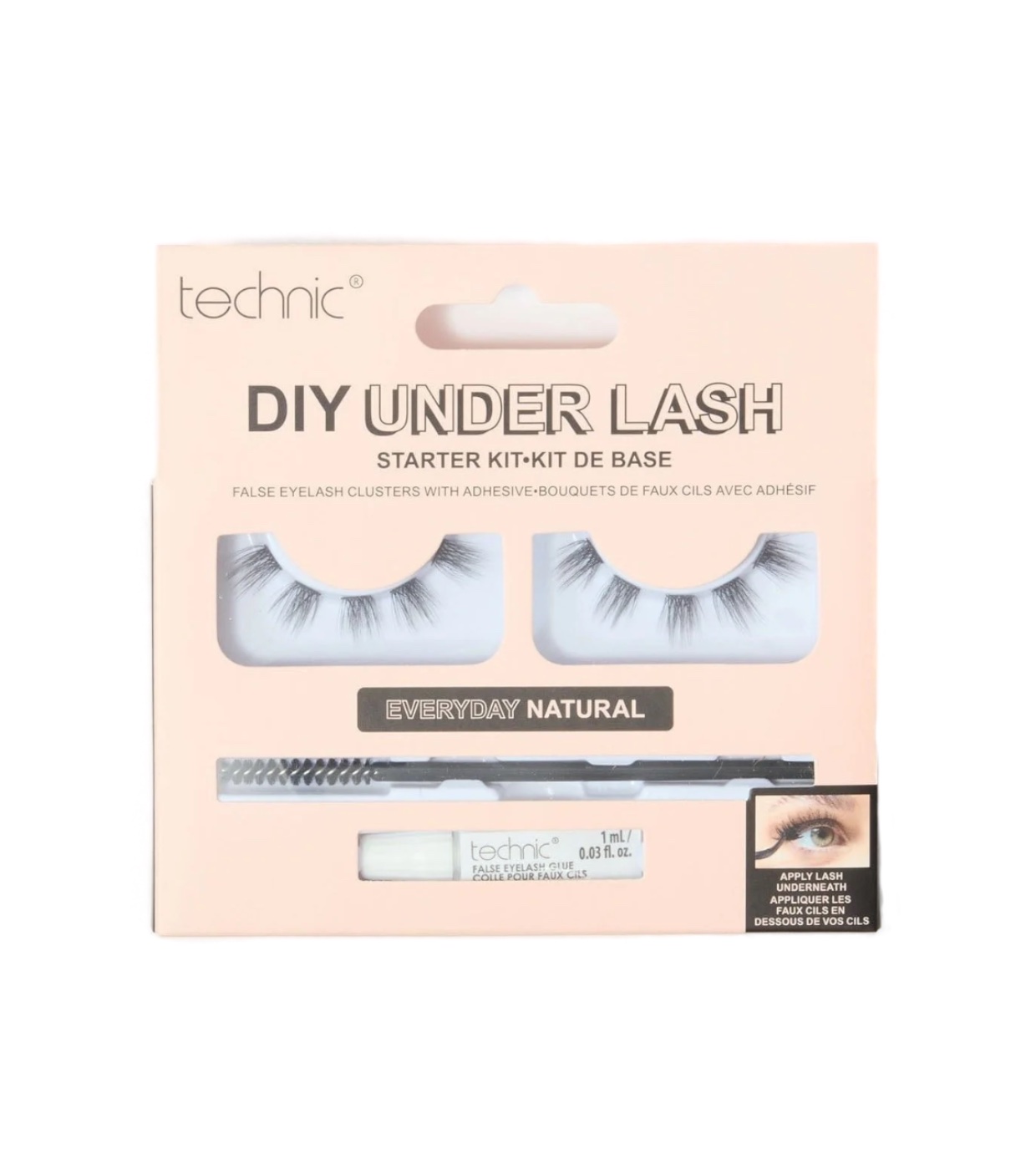 Technic Cosmetics - Cílios Postiços Diy UnderLash - Everyday Natural