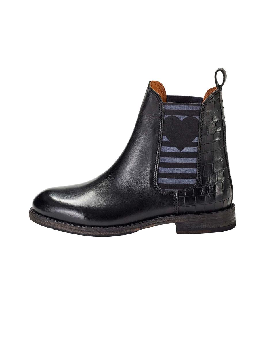 CHELSEA BOOT AMY MIT STREIFEN UND HERZ