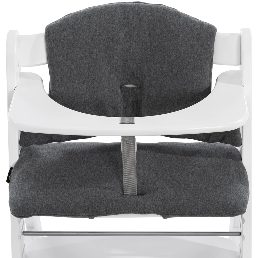 Hauck Hochstuhlauflage Select Jersey Charcoal