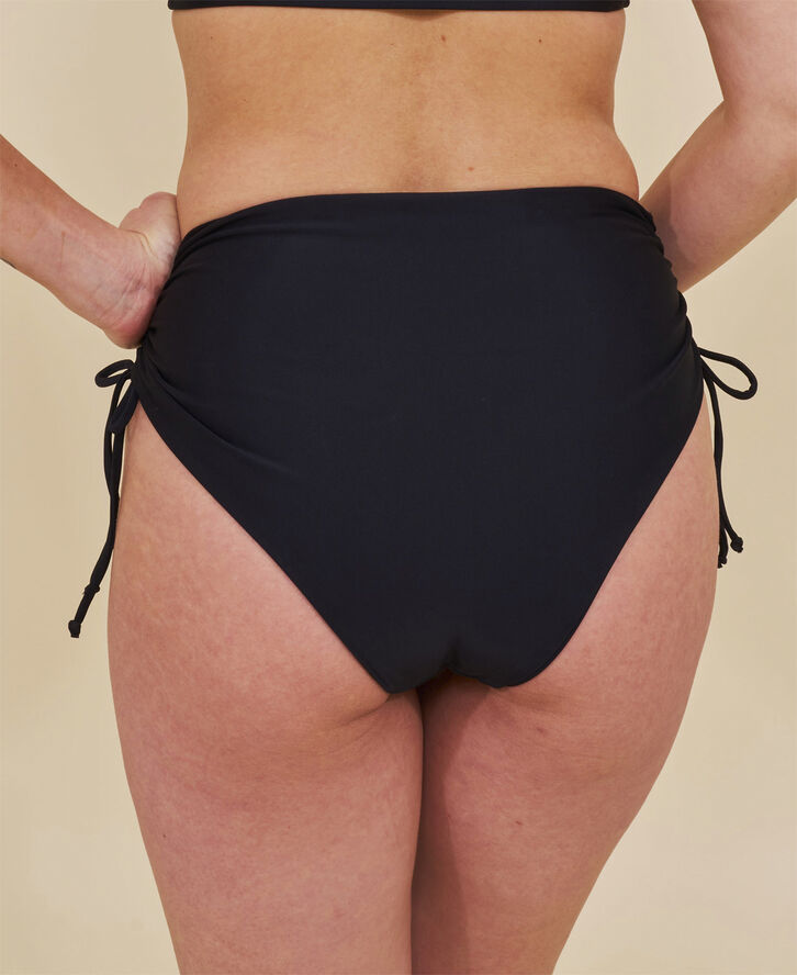Cartel Copenhagen Wanita højtaljet justerbar bikini underdel Nero